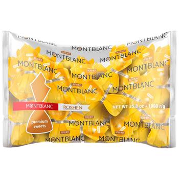 Конфеты Roshen Mont Blanc с шоколадом и сезамом - купить, цены на КОСМОС - фото 1