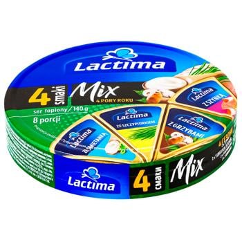 Сир плавлений Lactima 4 сезони 45% 140г - купити, ціни на Восторг - фото 1