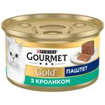 Gourmet Gold Wet Food with Rabbit for Cats 85g