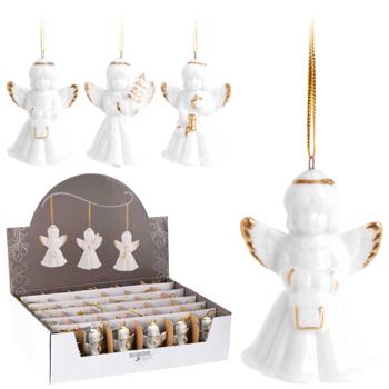 Koopman White Angel Christmas Tree Decoration 6cm - buy, prices for METRO - photo 5