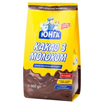 Какао-напиток Юнга Какао с молоком 300г - купить, цены на Идеал - фото 2