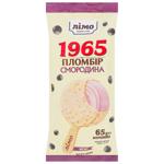 Морозиво ескімо Лімо 1965 Пломбір Смородина з рисовими кульками та пластівцями смородини в глазурі 65г