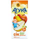 Сок Агуня Яблоко-груша 200мл