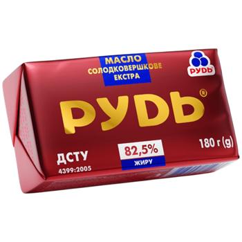 Rud Sweet Cream Extra Butter 82.5% 180g - buy, prices for Vostorg - photo 1