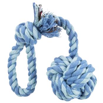 Trixie Rope Ball on Rope Dog Toy 5.5x30cm Colors in Assortment - buy, prices for ULTRAMARKET - photo 2