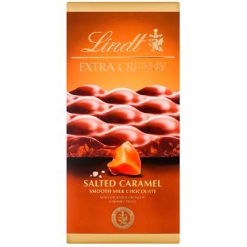 Lindt Exra Creamy Milk Chocolate with Salted Caramel 80g