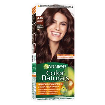 Фарба для волосся Garnier Color Naturals 4.15 Морозний каштан - купити, ціни на МегаМаркет - фото 1