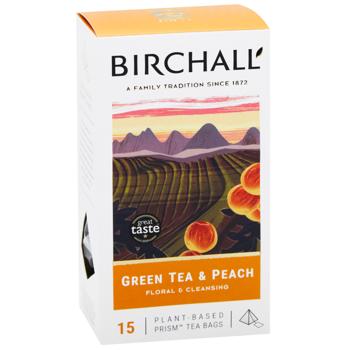 Чай зелений Birchall з персиком 15шт - купити, ціни на WINETIME - фото 2