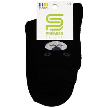 Premier Socks Ekonom Snouts Children's Terry Socks s.20-22, 22-24 Black - buy, prices for EKO Market - photo 1