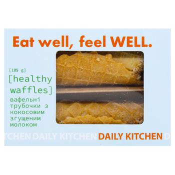 Daily Kitchen Healthy Waffles Waffle Tubes with Coconut Condensed Milk 2pcs 105g - buy, prices for WINETIME - photo 3