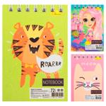 Apelsin Notebook A7 with Spring 72 Sheets in Assortment