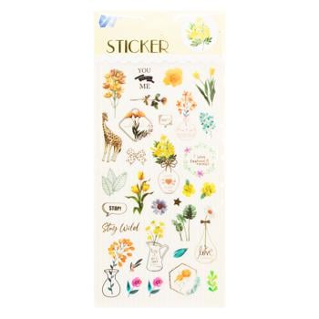 Zed Flowers Decorative Stickers 10х22cm in Assortment - buy, prices for EKO Market - photo 2