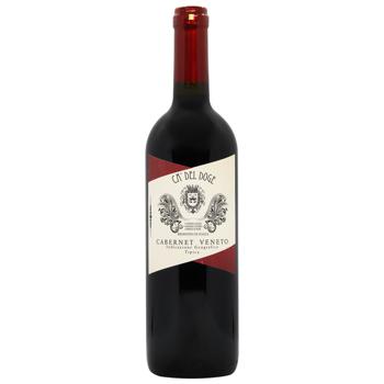 Вино Ca Del Doge Cabernet червоне сухе 11% 0,75л