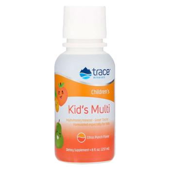 Trace Minerals Research Citrus Punch Flavored Kid's Multivitamin and Mineral 237ml