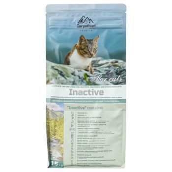 Корм сухий Carpathian Pet Food Inactive для стерилізованих кішок 1,5кг - купити, ціни на - фото 2