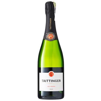 Taittinger Brut Reserve White Dry Champagne 12.5% 0.75l - buy, prices for MegaMarket - photo 1