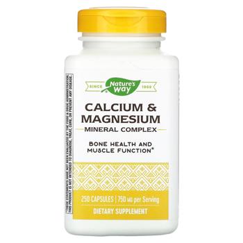 Nature's Way Calcium and Magnesium 750mg 250 capsules - buy, prices for Biotus - photo 1