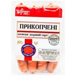 Сосиски Українська Зірка Прикопчені перший гатунок