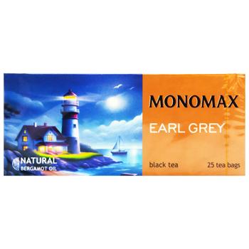 Monomax Earl Grey Black Tea 2g*25pcs - buy, prices for COSMOS - photo 2