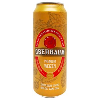 Oberbaum Weizen Beer 4.9% 0.5l - buy, prices for COSMOS - photo 1