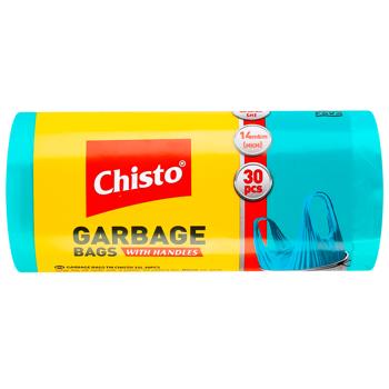 Chisto Garbage Bags with Handles 35l 30pcs - buy, prices for Torba - photo 1