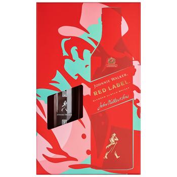 Віскі Johnnie Walker Red Label подарунковий набір 40% 0,7л - купити, ціни на - фото 6