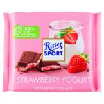Шоколад молочний Ritter Sport йогурт-полунична начинка 100г