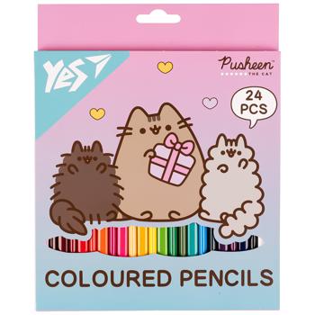 Yes Pusheen Stormy and Pip Colored Pencils 24pcs