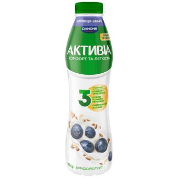 Activia Blueberry-Сereals  Bifidoyogurt 1.2% 500g - buy, prices for EKO Market - photo 1