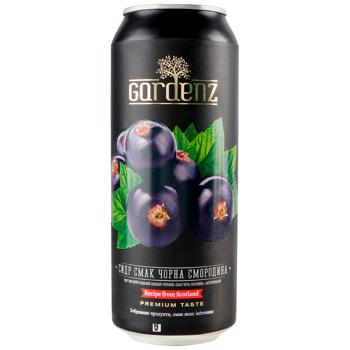 Сидр GardenZ Черная смородина 5,4% 0,5л - купить, цены на MasterZoo - фото 1