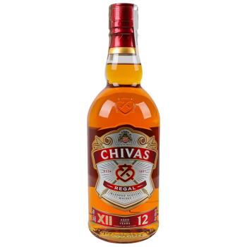 Виски Chivas Regal 12 лет 40% 0,7л