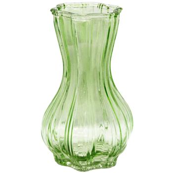 Koopman Colored Glass Vase 12.5x20.5cm in assortment - buy, prices for COSMOS - photo 3
