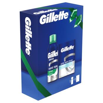 Набор подарочный Gillette Пена для бритья + Лосьон - купить, цены на - фото 3