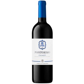Вино Castelli Del Grevepesa Chianti Pontormo червоне сухе 13,5% 0,75л