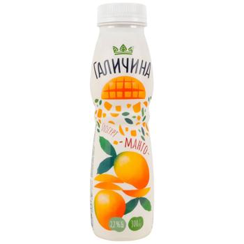 Galychyna Mango Yogurt 2.2% 300g - buy, prices for - photo 1
