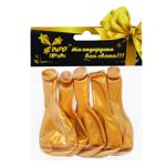 Шарики воздушные Party House Металлик золото 5шт