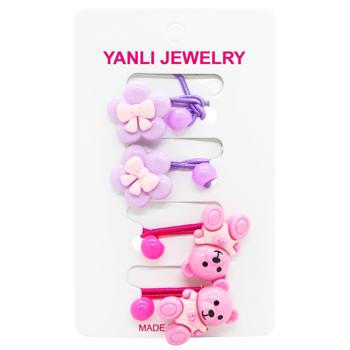 Гумки для волосся 4шт 3727-23 - купити, ціни на КОСМОС - фото 3