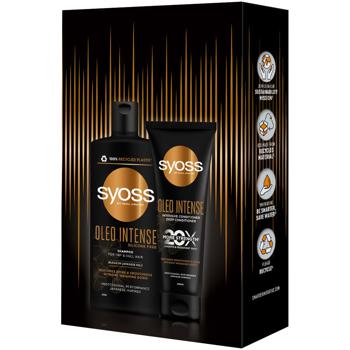 Syoss Oleo Intense Gift Set Shampoo for Dry and Dull Hair 440ml + Conditioner 250ml - buy, prices for ULTRAMARKET - photo 2