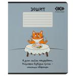 ZiBi Cute Cat Squared Notebook 36 Sheets Marengo