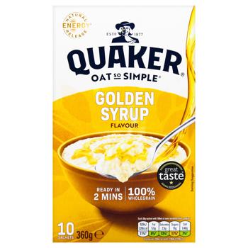 Quaker Golden Syrup Instant Oatmeal 36g x 10pcs - buy, prices for - photo 3