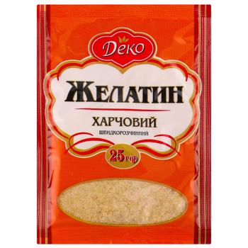 Желатин Деко пищевой 25г - купить, цены на КОСМОС - фото 1