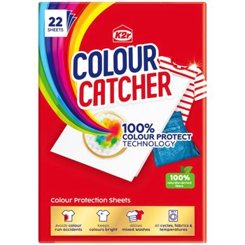 Цветопоглощающие салфетки K2r Colour Catcher 22шт