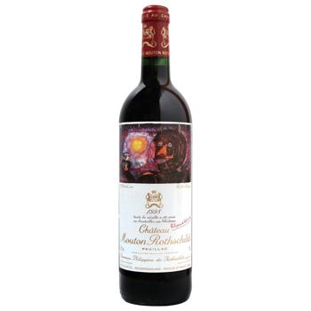 Вино Chateau Mouton Rothschild красное сухое 14% 0,75л - купить, цены на КОСМОС - фото 1
