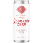 Напій Codorniu Zero Rose основа-деалко. вино рож. 0% 0,25л ж/б