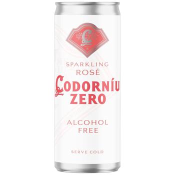 Codorniu Zero Rose Base Dealcoholized Rose Wine Drink 0% 250ml - buy, prices for Epicentr FOOD - photo 1