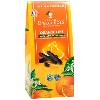 Chevaliers d'Argouges Candied Orange in Dark Chocolate 160g - buy, prices for - photo 2