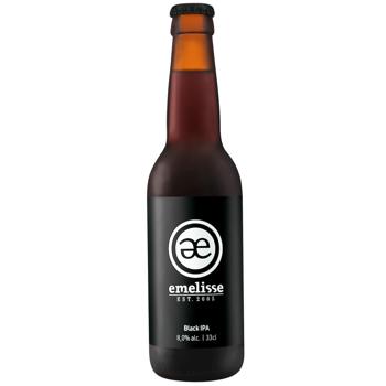 Emelisse Black IPA Dark Unfiltered Beer 8% 0.33l - buy, prices for WINETIME - photo 1