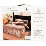 Colorful Home Muslin Stripe Bedding Set