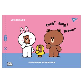 Yes Line Friends Perforated Watercolor Notebook А4 28 sheets - buy, prices for - photo 2