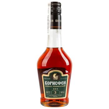 Бренди Борисфен 3 года 40% 250мл - купить, цены на Эпицентр FOOD - фото 1